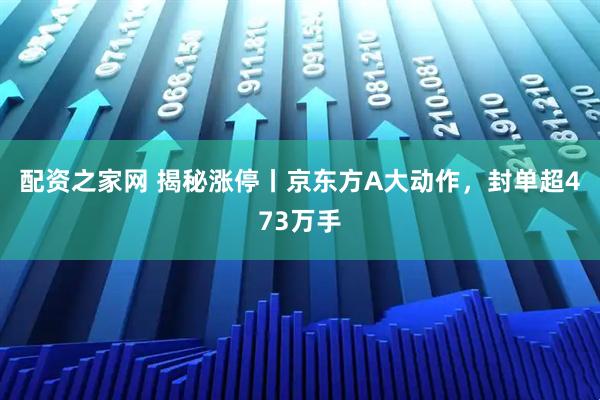 配资之家网 揭秘涨停丨京东方A大动作，封单超473万手